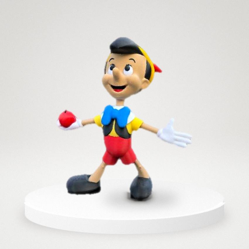 Figura Pinocho con Manzana – Disney 3D