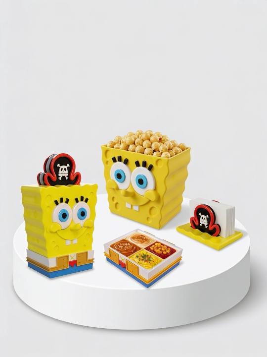 Kit Bob Esponja Palomitero 3D