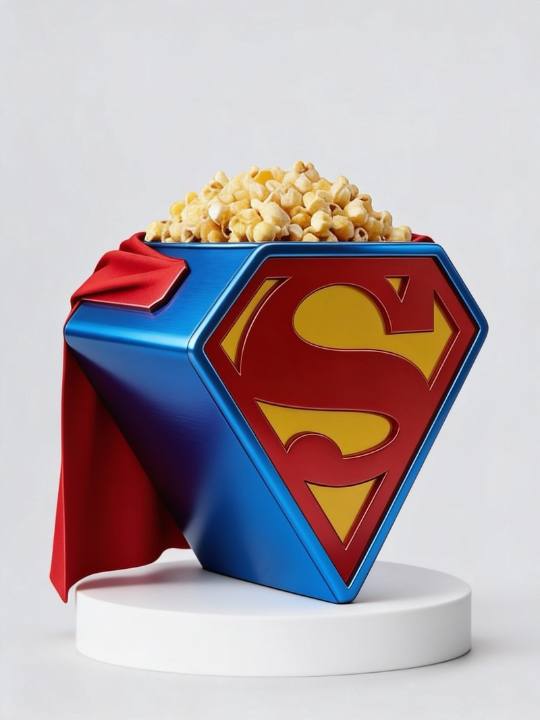 Palomitero Superman – DC Comics 3D