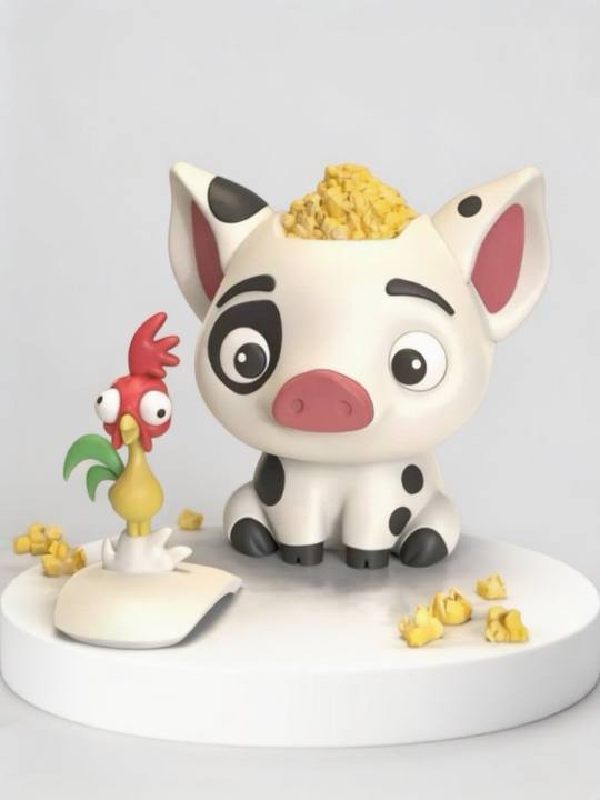 Palomitero Pua y Hei Hei – Vaiana (Moana) 3D