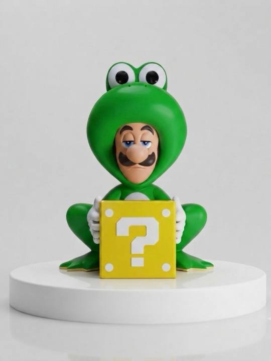 Palomitero Luigi Traje de Rana – Nintendo 3D