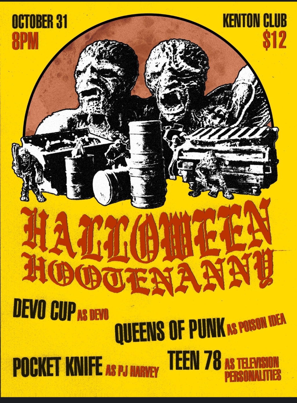 Flyer for show on Sun, Nov 1 · 3:00 AM