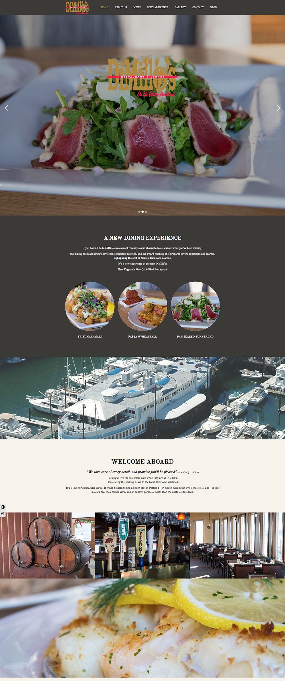The new DiMillo's website is here!