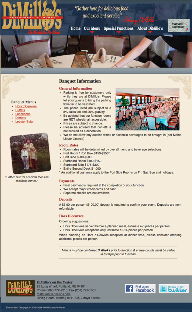 Old DiMillo's homepage