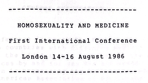 1986 conference programme