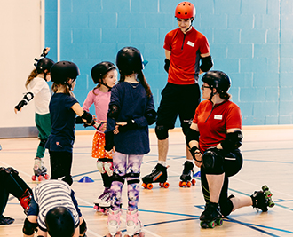 Family Rollerskating