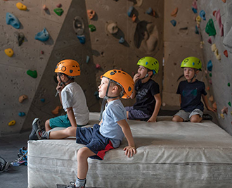 Beginner climbing at Westminster Lodge Leisure Centre