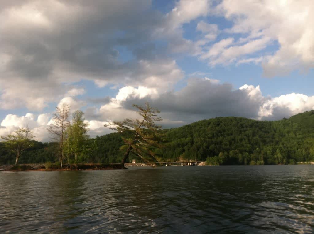 Lake Glenville Island in NC