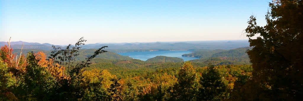 View of Lake Jocasee