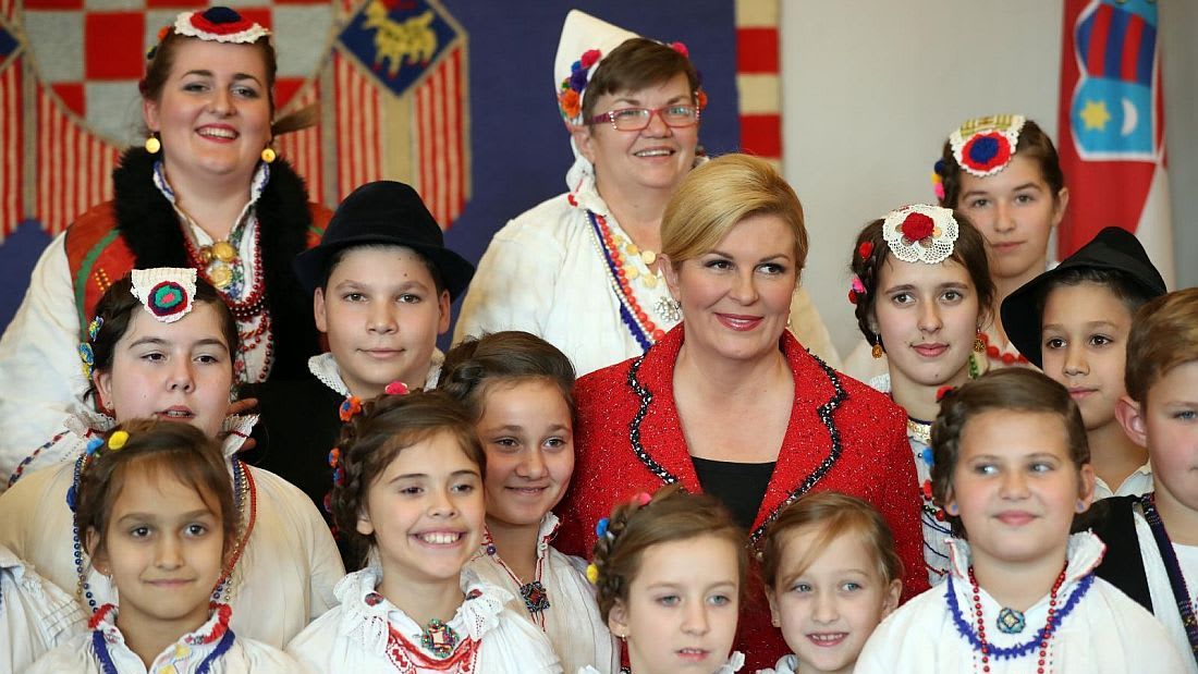 Grabar-Kitarović: The Croatian people were the first to resist greater