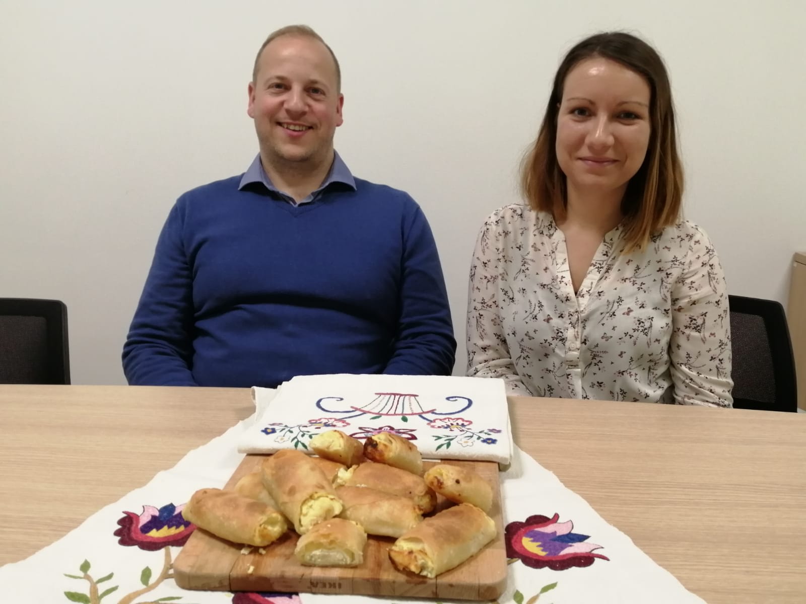 Ivona Horvat und Matija Gulija aus dem Zagorje Traditionsvereins (Foto: HRT)