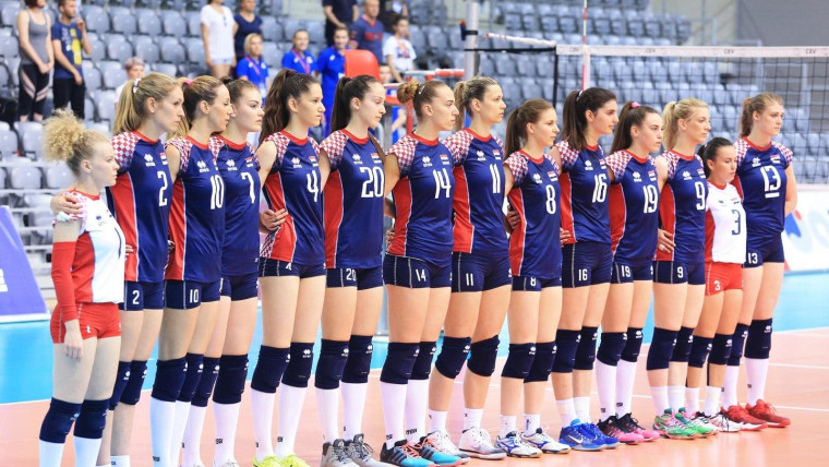 Volleyballnationalmannschaft der Frauen auf 10. Platz des CEV