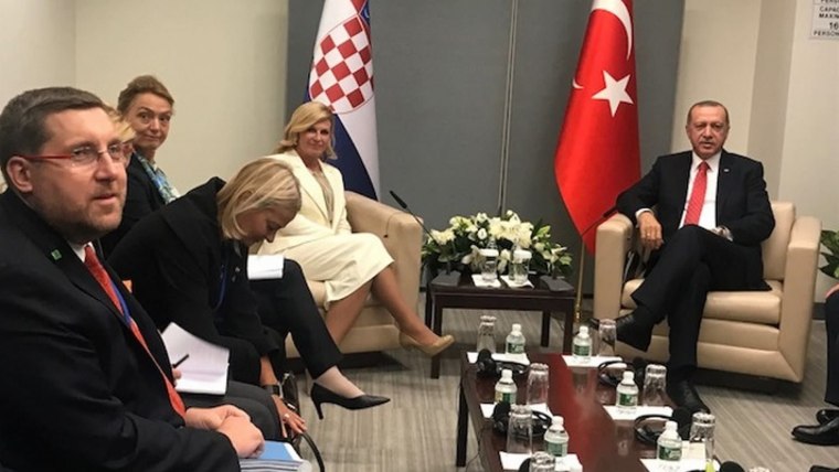 Grabar Kitarovic And Erdogan Discuss How To Help Bosnia And Herzegovina