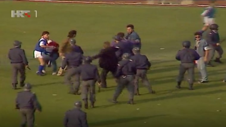 Dinamo Marks 30th Anniversary Of Dinamo Red Star Riot