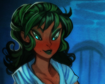 Panel from the webcomic Ava's Demon