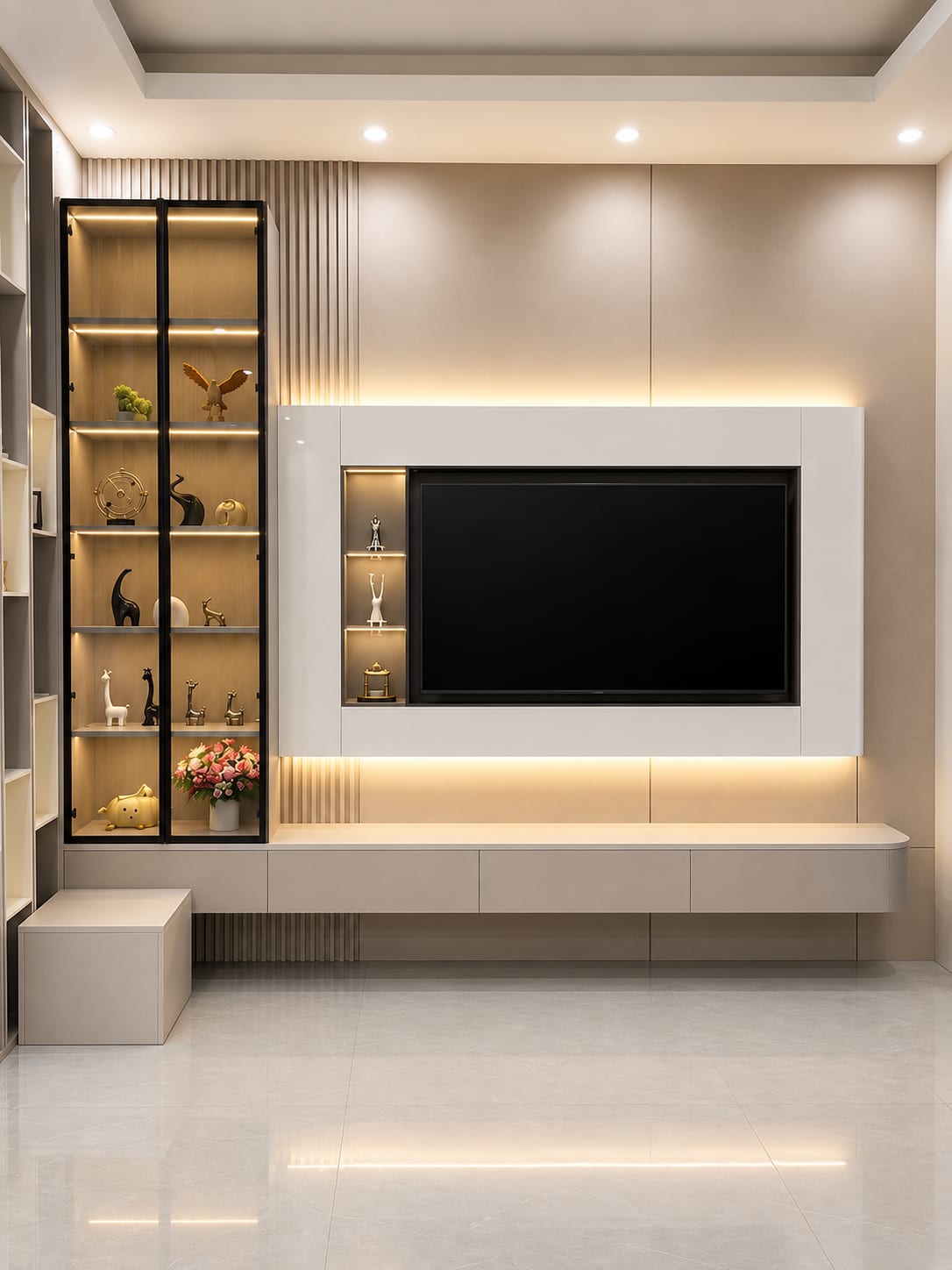 Vách Tivi hiện đại và thanh thoát – FV-09