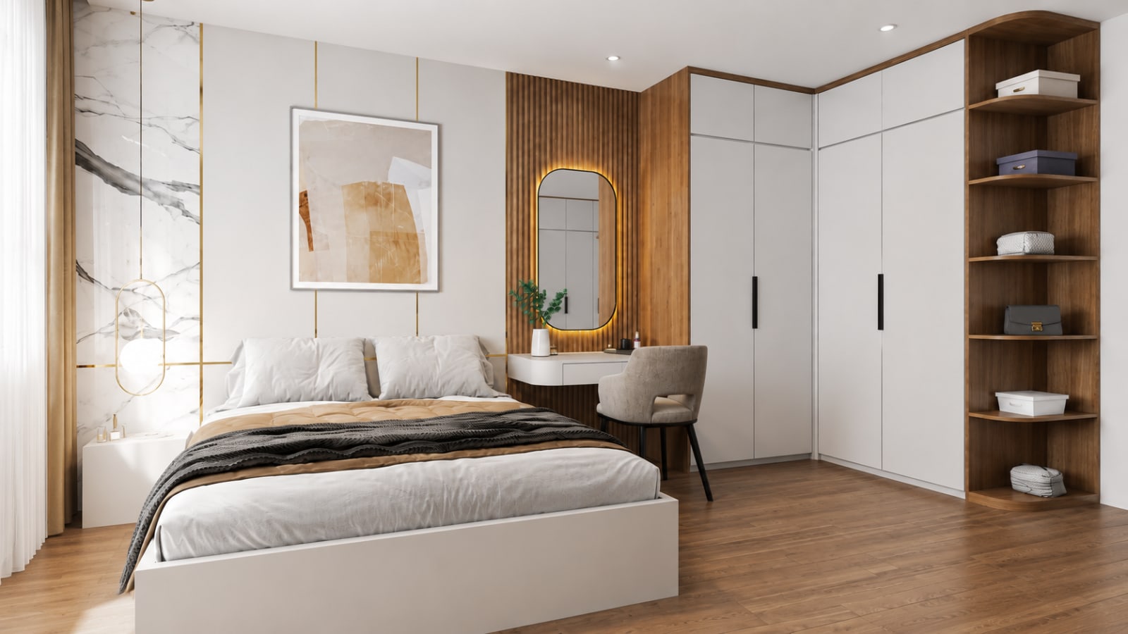 Phòng ngủ hiện đại hài hòa – FN-12