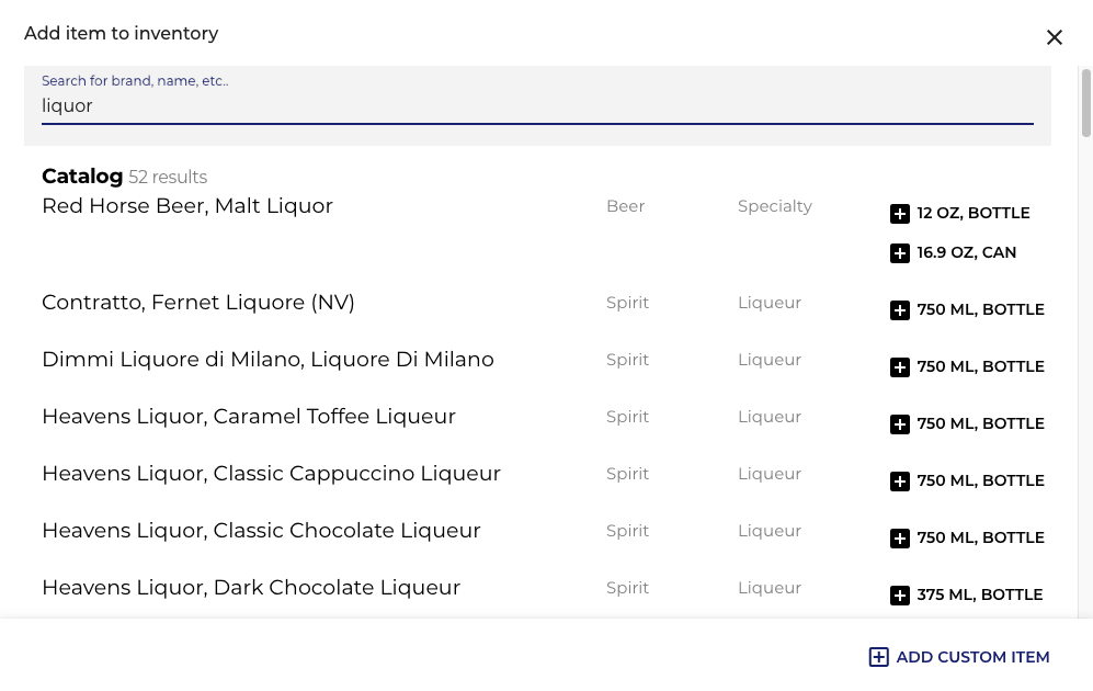 How to Take Accurate Bar Inventory with Glimpse image14 - How to Take Accurate Bar Inventory with Glimpse