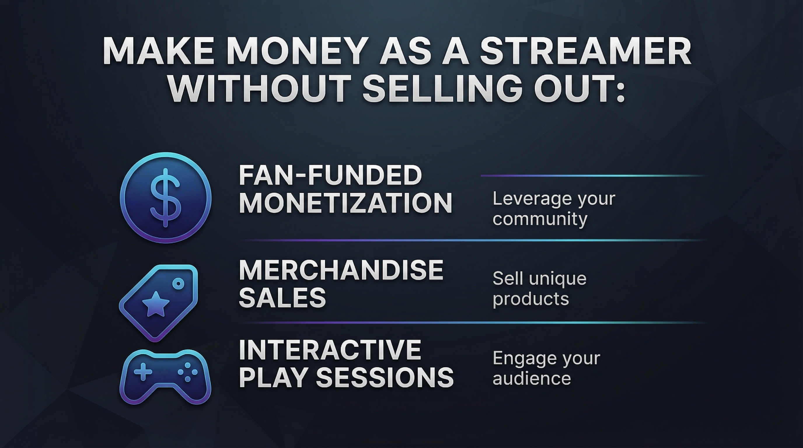 Make Money as a Streamer Without Selling Out: 5 Proven Non-Brand Ways to Monetize in 2025
