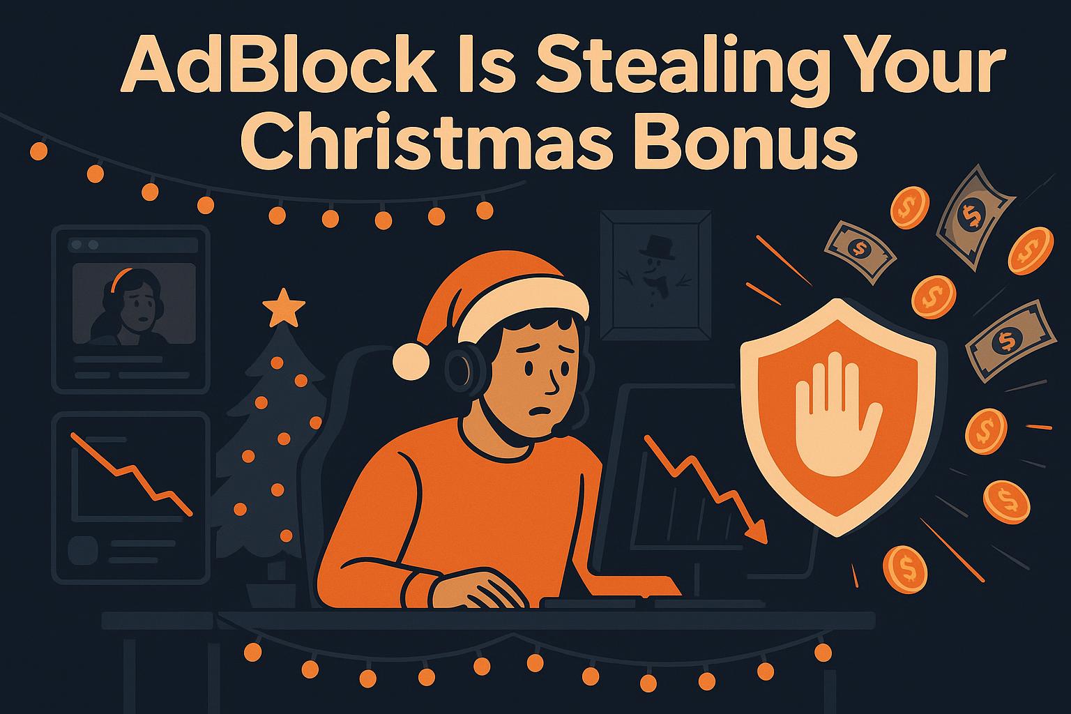 AdBlock Is Stealing Your Christmas Bonus. Here’s the Only Revenue Stream It Can’t Block