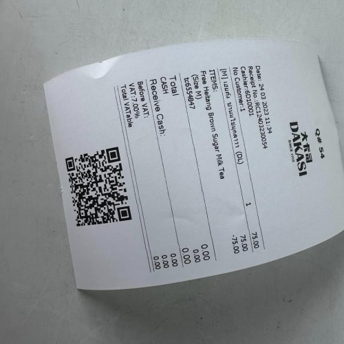 Dakasi's Free Brown Sugar Milk Tea for True and dtac Customers รูปที่ 3
