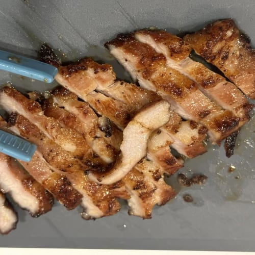 Lazy Grilled Pork Neck: Using Ready-Made Marinade Powder รูปที่ 5