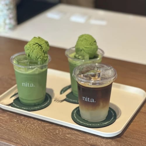 Rich Green Tea at Our Neighborhood Shop, nita.bakeandbrew รูปที่ 3