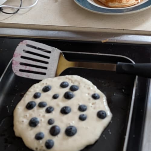 Homemade Pancakes with Fresh Fruit, Easy to Make at Home รูปที่ 2