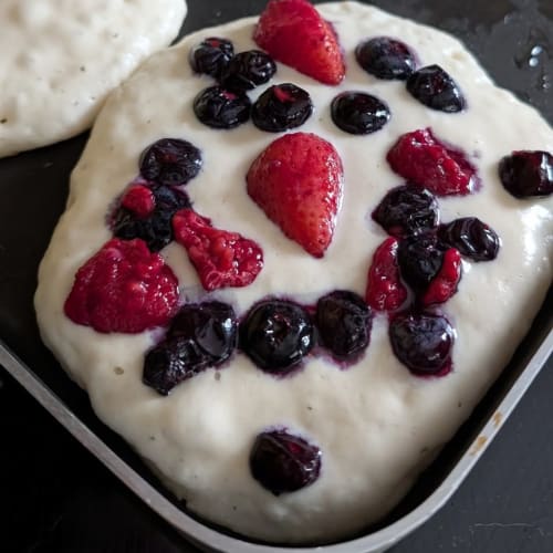 Homemade Pancakes with Fresh Fruit, Easy to Make at Home รูปที่ 3