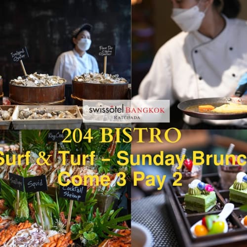 Surf & Turf Sunday Brunch at Swissôtel Bangkok Ratchada รูปที่ 1