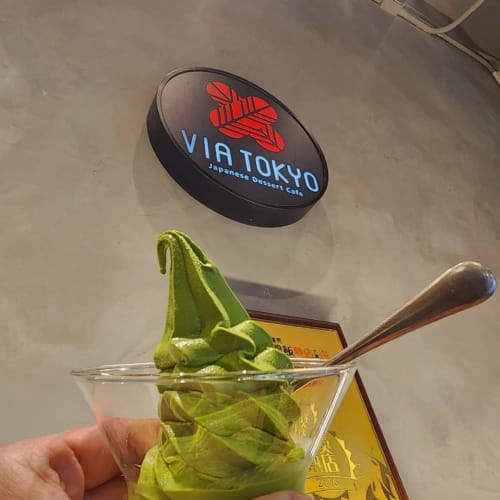 Via Tokyo: Rich Matcha Ice Cream in Hong Kong รูปที่ 1
