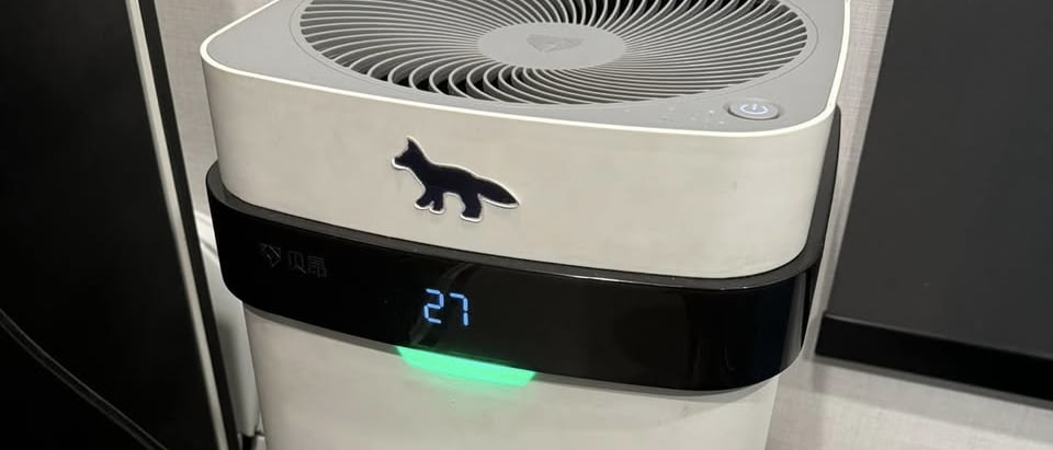 Airdog X3pro Air Purifier Paired with a Robot Vacuum
