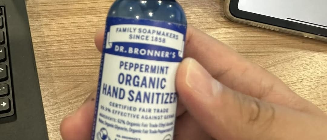 Organic Alcohol Spray in Peppermint Scent