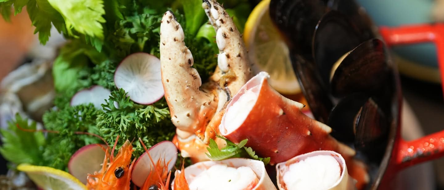 Amaya Food Gallery บุฟเฟต์ซีฟู้ดสุดอลังการที่ Amari Bangkok