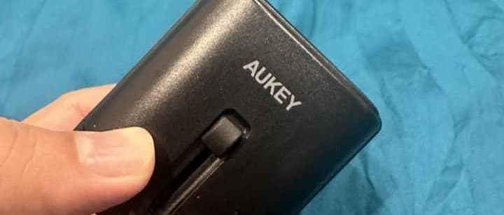 AUKEY Universal Adapter with 2 USB-A Ports Plus USB-C