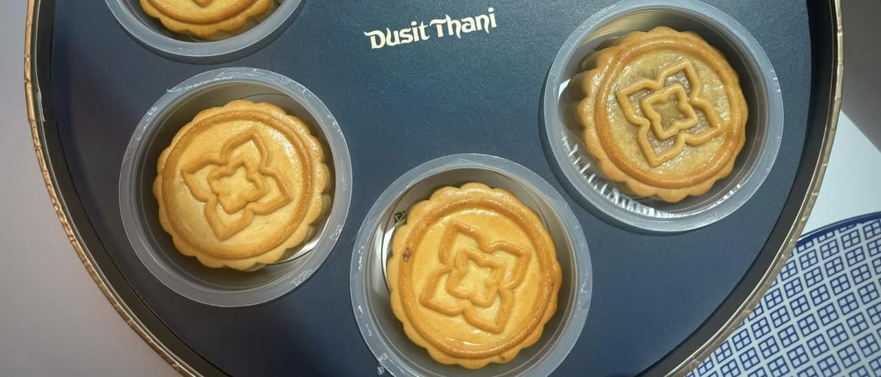 Mooncakes from Baan Dusit Thani, 2024