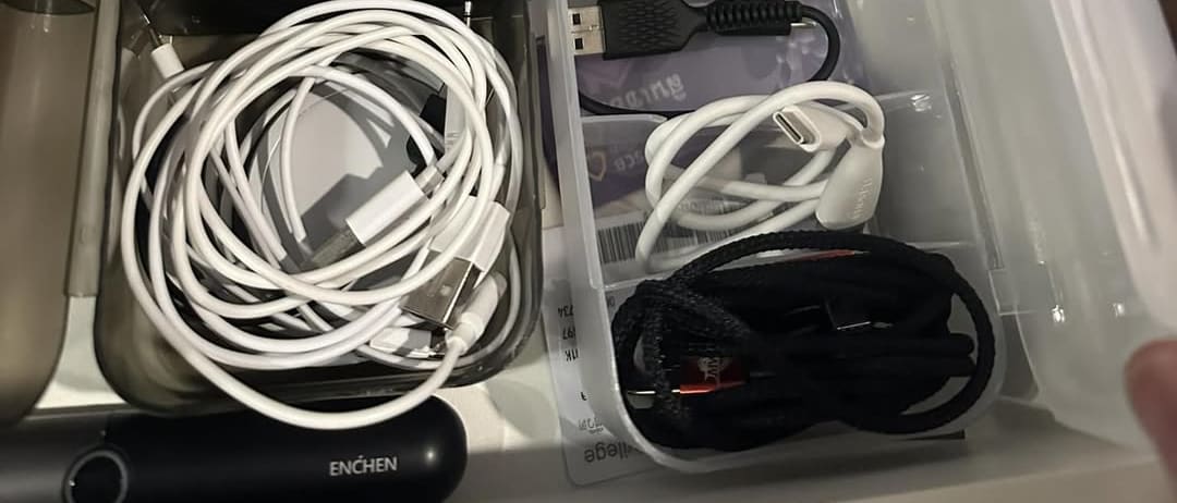 Organize All Your Adapters and Cables with This Box