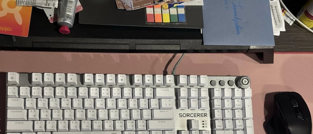Desk Mat for Mouse and Keyboard, in a Cute Color