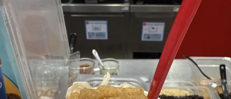 DQ Blizzard: Soy Milk with Crispy Chinese Doughnut