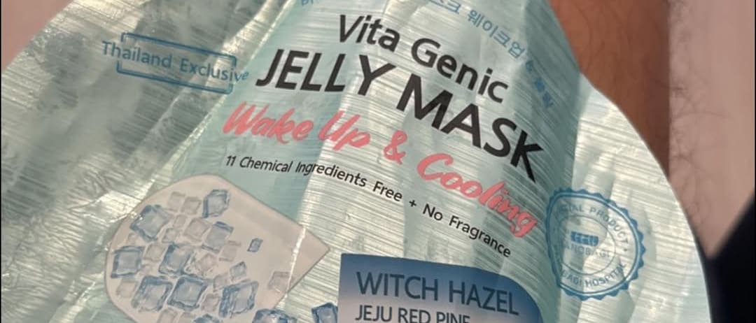 Jelly Mask: Cooling and Soothing, Skin Looks Plump and Healthy