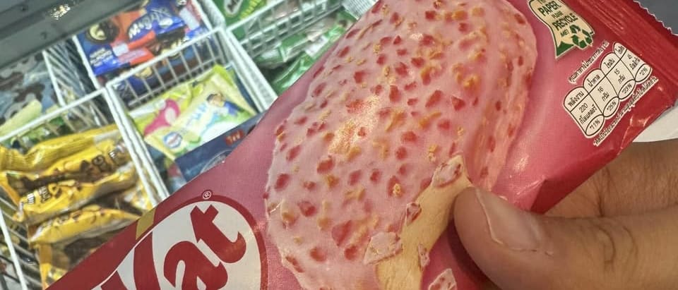 KitKat Pink Ice Cream from Nestlé
