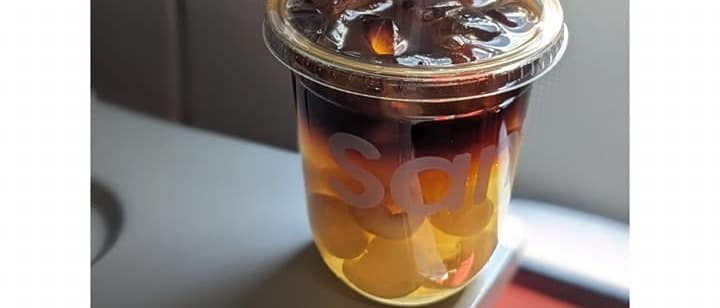 Longan Americano, on Board an AirAsia Flight