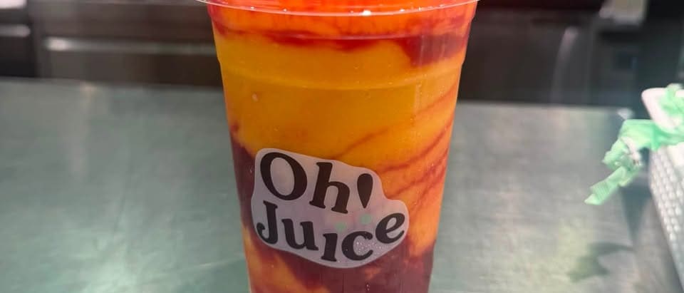 Sunrise Ginger at oh juice: A Must-Try for Ginger Lovers