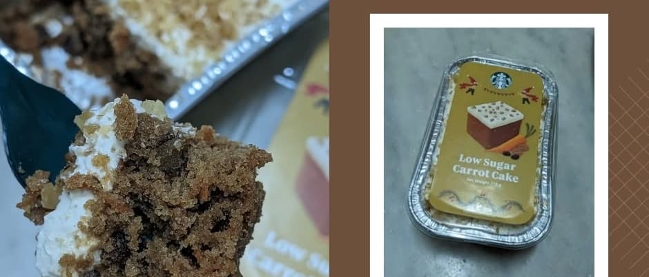 Starbucks' Low-Sugar Carrot Cake for the Festive Season
