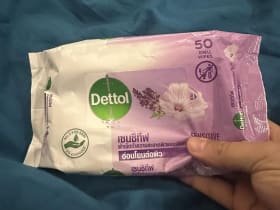ทิชชู่เปียก Dettol กลิ่นดี เช็ดแล้วสะอาด
