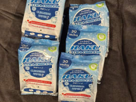 ทิชชู่เปียกเย็น Haku พกพาเช็ดตัวคลายร้อน