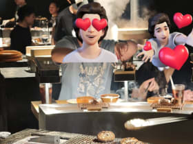 Hikiniku To Come สาขาใหม่ที่พารากอน แฮมเบิร์กในถ้ำ