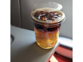 น้ำลำไยอเมริกาโน่ บนสายการบิน AirAsia