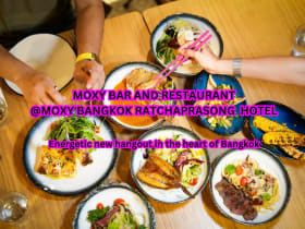 Moxy Bar & Restaurant ชั้น 9 ไทยทวิสหลายชาติ