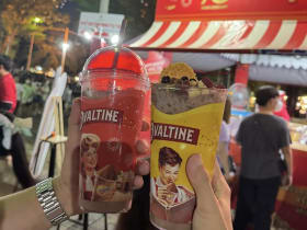 โอวัลตินภูเขาไฟ ที่งานกาชาด